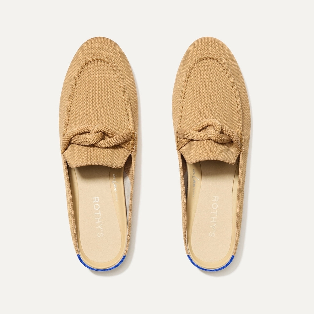 Rothy's Tan Loafer Mule